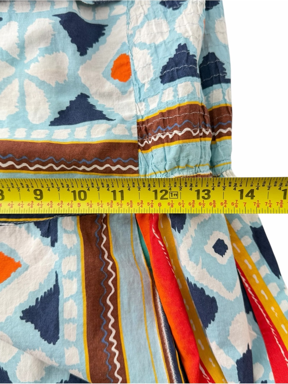 Zara Trafuc Strapless Mini Dress Vibrant Festive Summer Print Size M - Picture 9 of 9